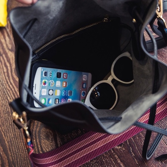 🔄🆕 SAO PAULO Drawstring Bucket Bag - Picture 6 of 6